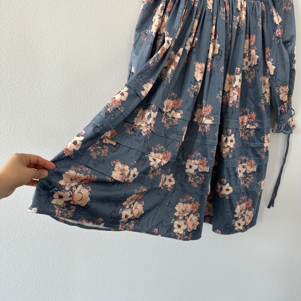 Petite Amalie Bouquet Printed Cord Dress 12 Y - Picture 8 of 8